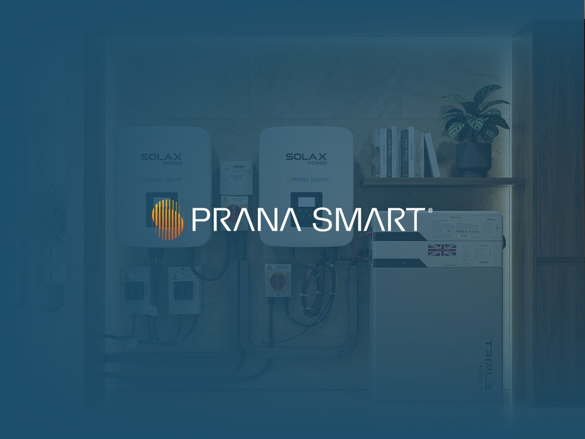 Inversores Solax e bateria instalados em residência pela Prana Smart